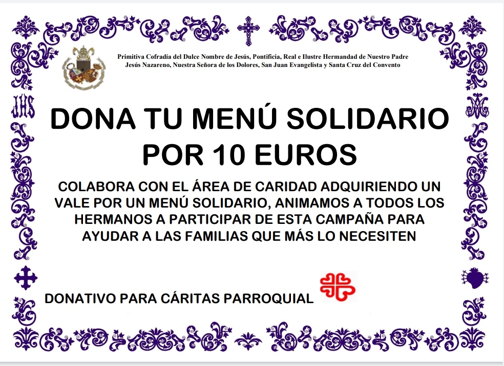 Menu solidario